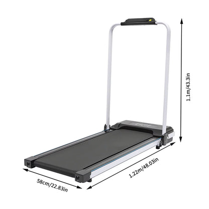 Walking Pad 2-In-1 Walking Pad Treadmill under Desk 500W LED Electric Walking Pad Foldable with Remote Control Walking&Jogging Machine for Homes Gyms Offices Workout