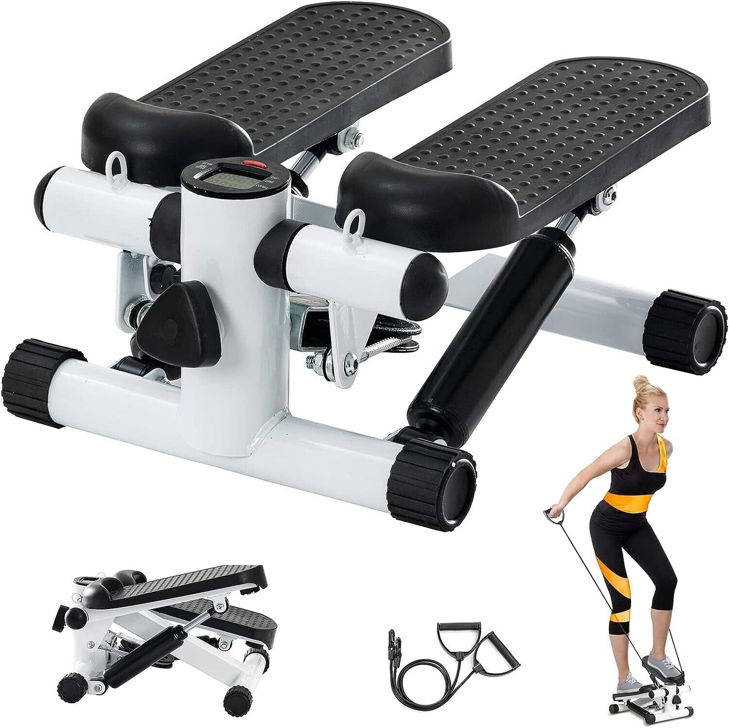 Steppers for Exercise,Mini Stepper with Exercise Equipment for Home Workouts NEW