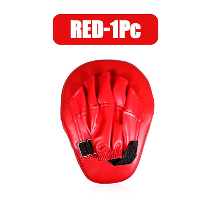 One Curved Glove Boxing Pad Hand Target Boxing Pad Gloves Training Focus Pad Taekwondo Muay Thai Mixed Martial Arts Boxing Glove