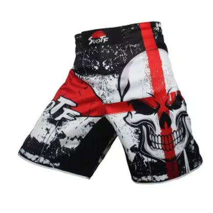 Tiger Muay Thai Fightwear Elevate Cheap MMA Kick Boxing Fight Trunks Top New Black MMA Shorts Mens Boxing Kickboxing