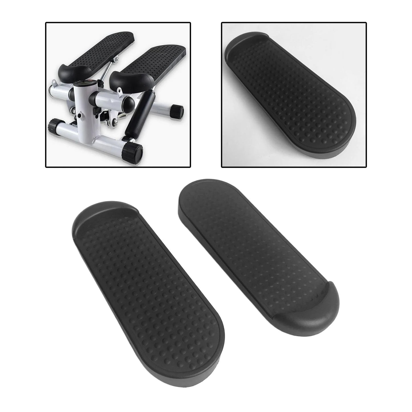 2Pcs under Desk Elliptical Foot Pedals Fitness Replacement Pedals for , Walking Machine, Bike Pedal Exerciser, Office