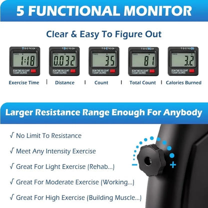 Multi-Function Mini Digital under Desk Bike Stepper