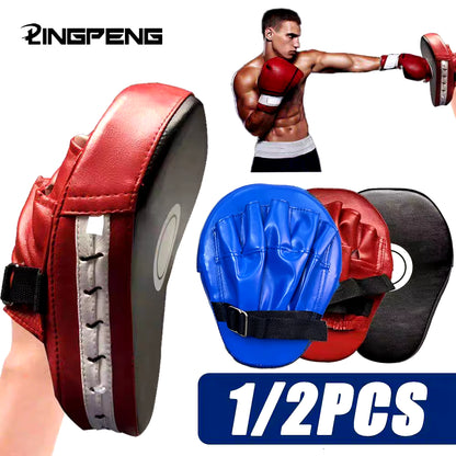 One Curved Glove Boxing Pad Hand Target Boxing Pad Gloves Training Focus Pad Taekwondo Muay Thai Mixed Martial Arts Boxing Glove